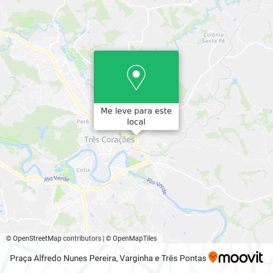 Praça Alfredo Nunes Pereira mapa