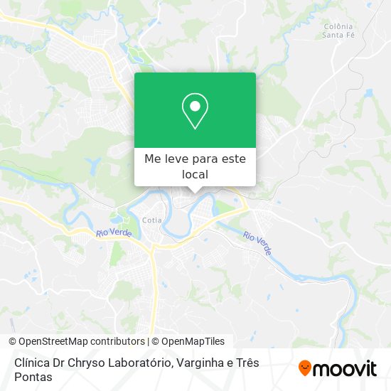 Clínica Dr Chryso Laboratório mapa