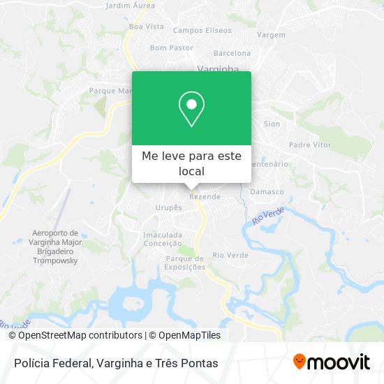 Polícia Federal mapa
