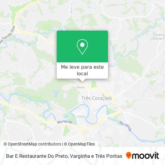 Bar E Restaurante Do Preto mapa