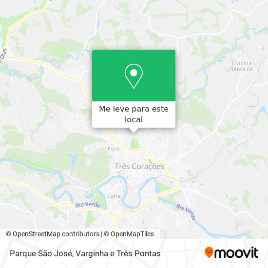 Parque São José mapa