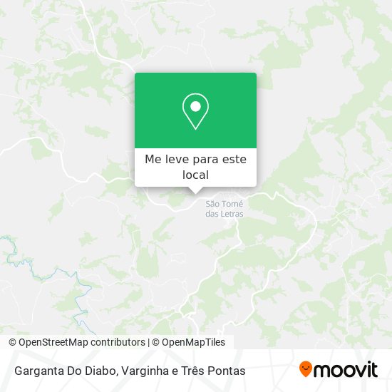 Garganta Do Diabo mapa