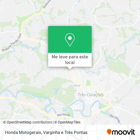 Honda Motogerais mapa