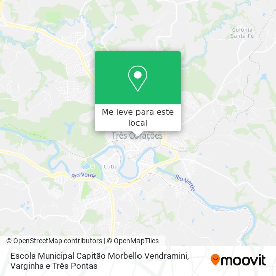 Escola Municipal Capitão Morbello Vendramini mapa