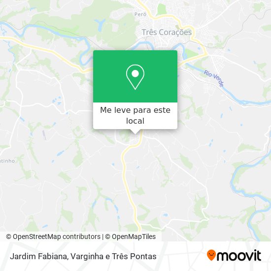 Jardim Fabiana mapa