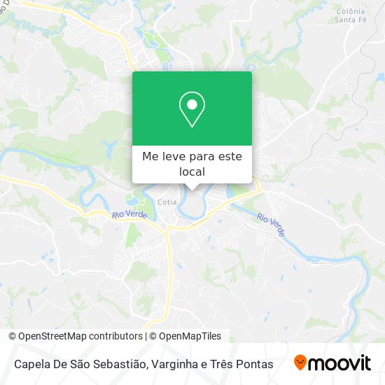 Capela De São Sebastião mapa