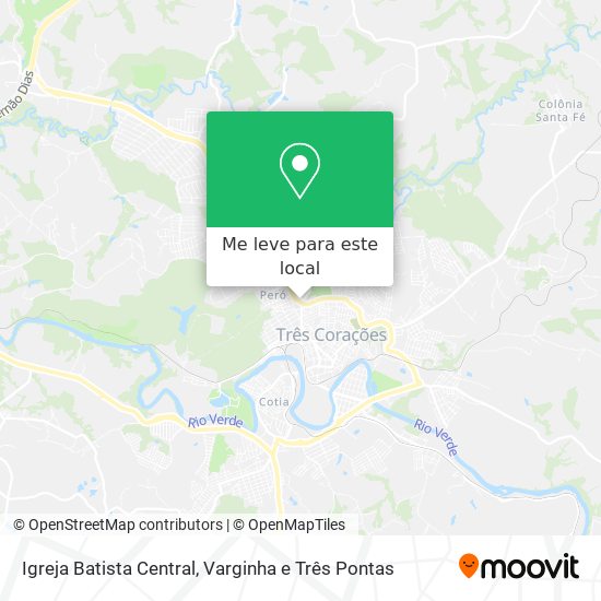 Igreja Batista Central mapa