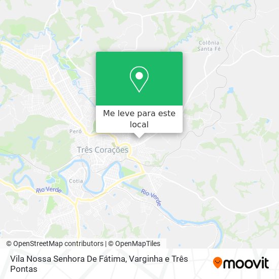 Vila Nossa Senhora De Fátima mapa