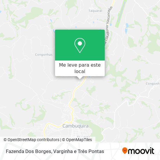 Fazenda Dos Borges mapa
