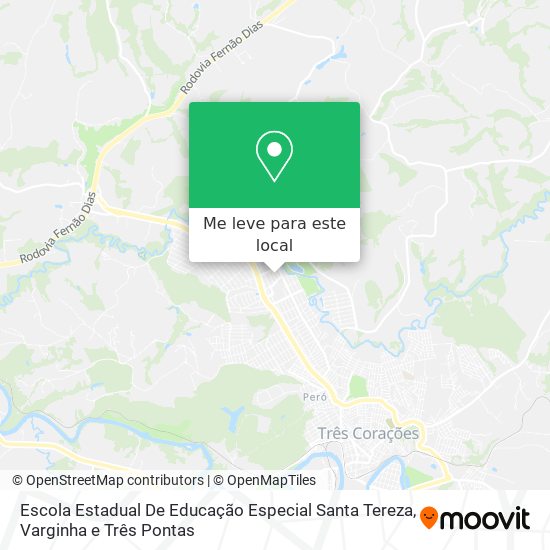 Escola Estadual De Educação Especial Santa Tereza mapa