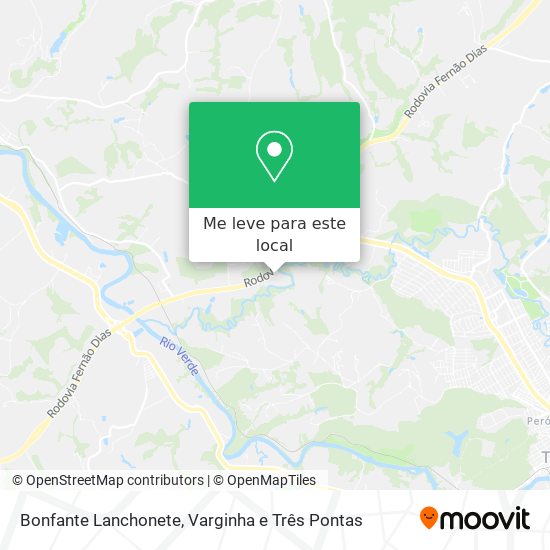 Bonfante Lanchonete mapa