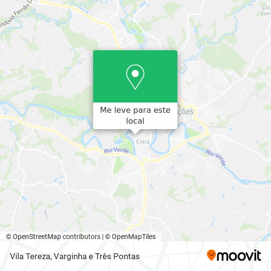 Vila Tereza mapa