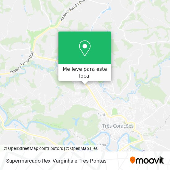 Supermarcado Rex mapa