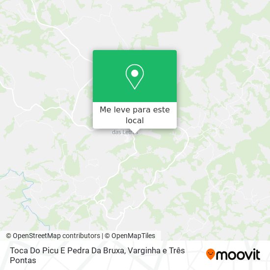 Toca Do Picu E Pedra Da Bruxa mapa