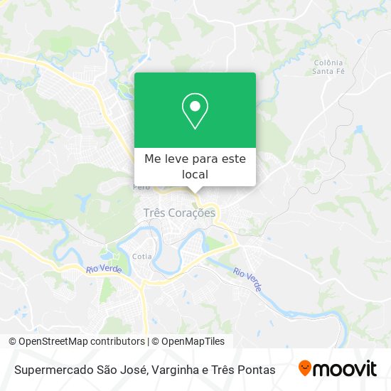 Supermercado São José mapa