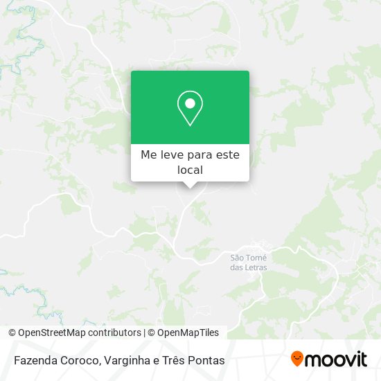 Fazenda Coroco mapa