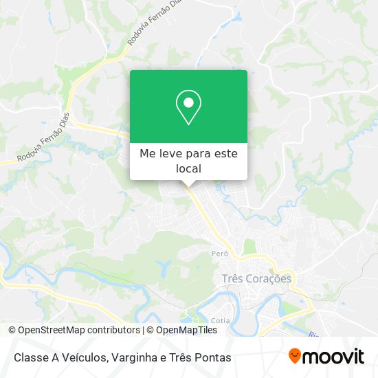 Classe A Veículos mapa