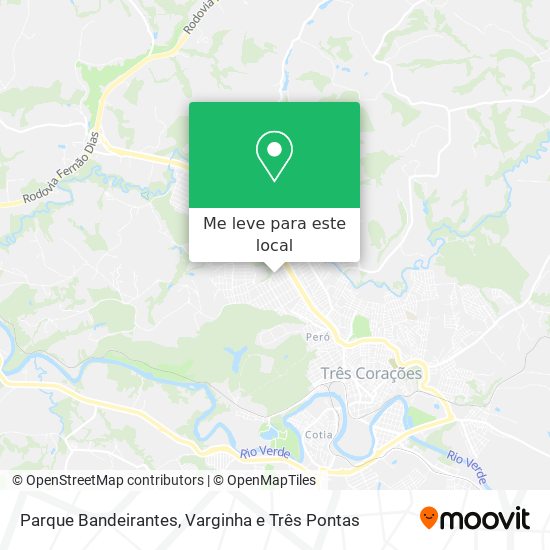 Parque Bandeirantes mapa