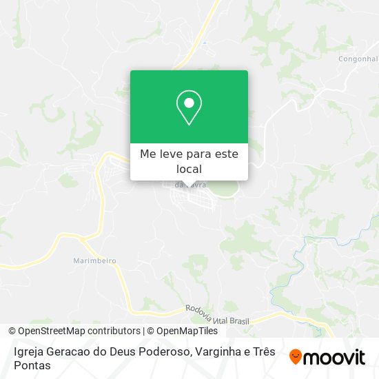 Igreja Geracao do Deus Poderoso mapa