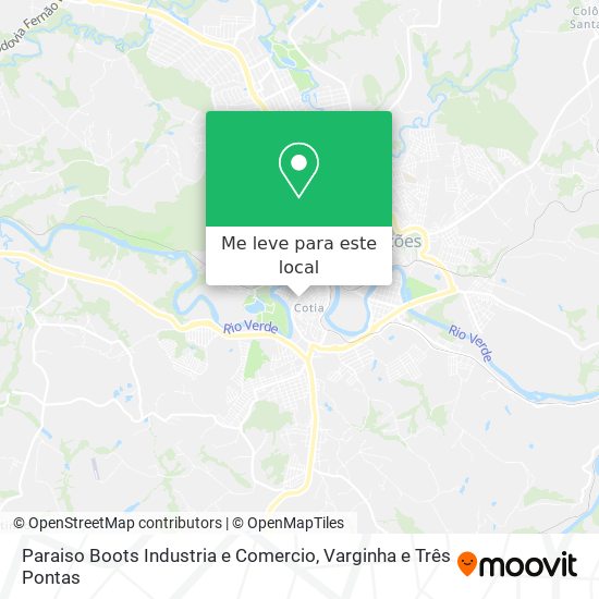 Paraiso Boots Industria e Comercio mapa