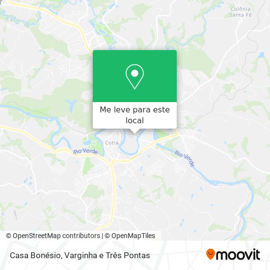 Casa Bonésio mapa