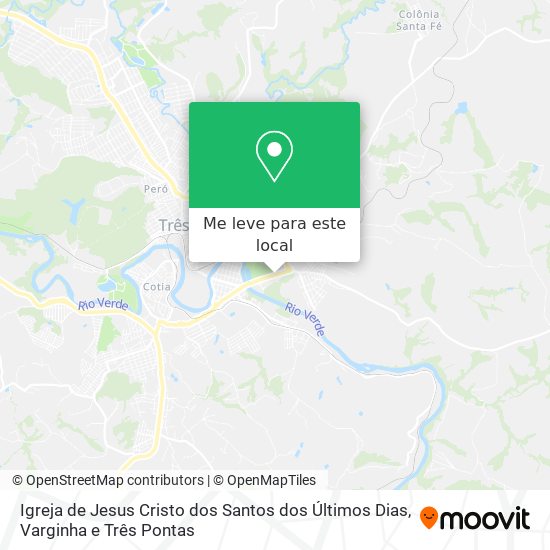 Igreja de Jesus Cristo dos Santos dos Últimos Dias mapa