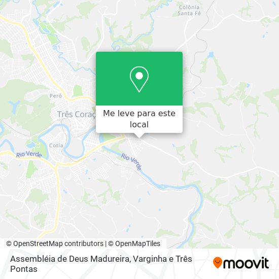Assembléia de Deus Madureira mapa