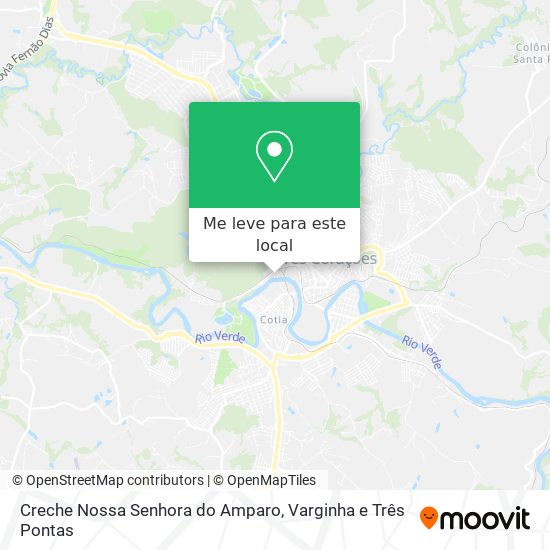 Creche Nossa Senhora do Amparo mapa