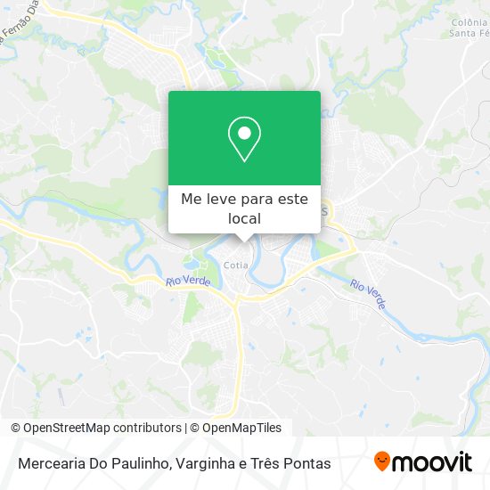Mercearia Do Paulinho mapa