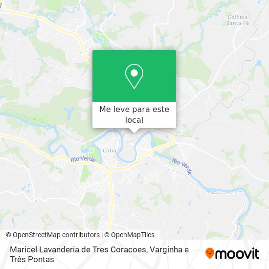Maricel Lavanderia de Tres Coracoes mapa