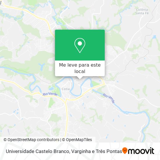 Universidade Castelo Branco mapa