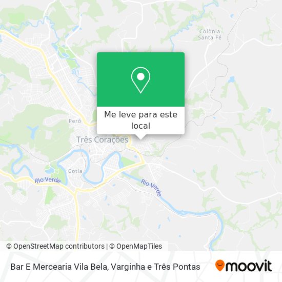 Bar E Mercearia Vila Bela mapa