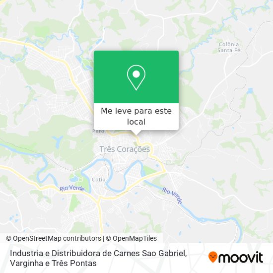 Industria e Distribuidora de Carnes Sao Gabriel mapa