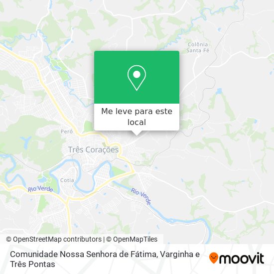Comunidade Nossa Senhora de Fátima mapa