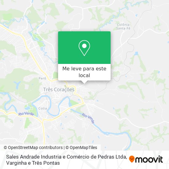 Sales Andrade Industria e Comércio de Pedras Ltda mapa