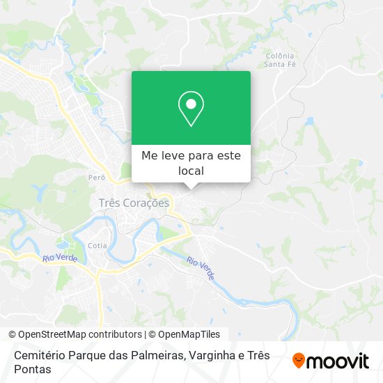 Cemitério Parque das Palmeiras mapa