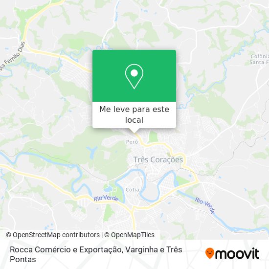 Rocca Comércio e Exportação mapa