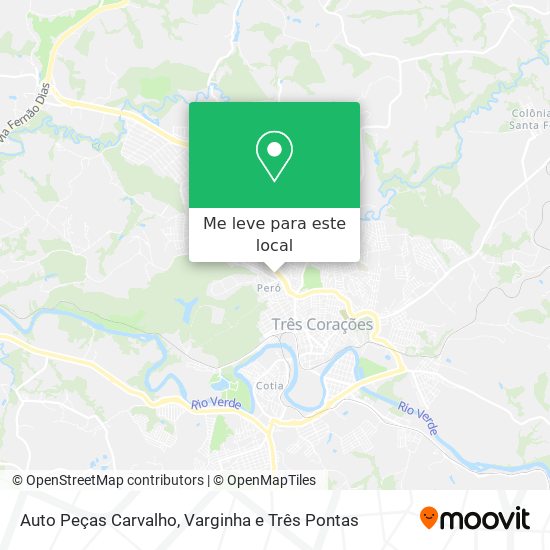 Auto Peças Carvalho mapa