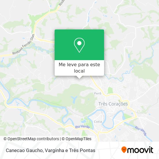 Canecao Gaucho mapa