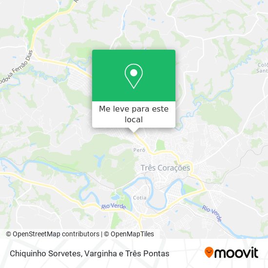 Chiquinho Sorvetes mapa