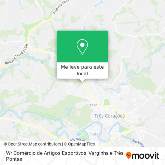 Wr Comércio de Artigos Esportivos mapa