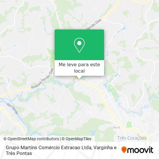 Grupo Martins Comércio Extracao Ltda mapa