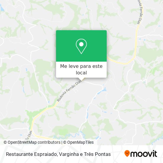 Restaurante Espraiado mapa