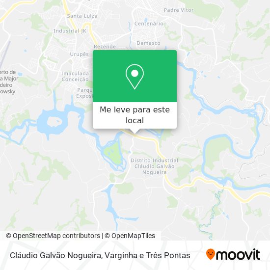 Cláudio Galvão Nogueira mapa