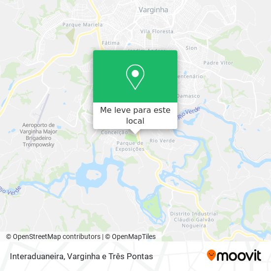 Interaduaneira mapa