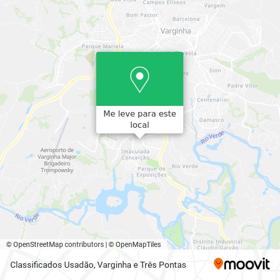 Classificados Usadão mapa
