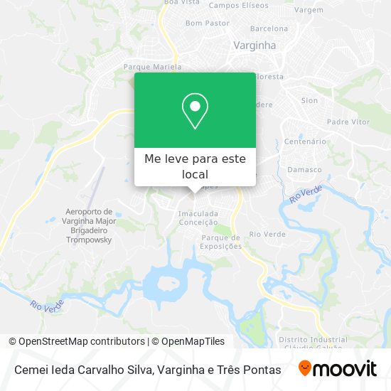 Cemei Ieda Carvalho Silva mapa