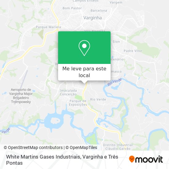 White Martins Gases Industriais mapa