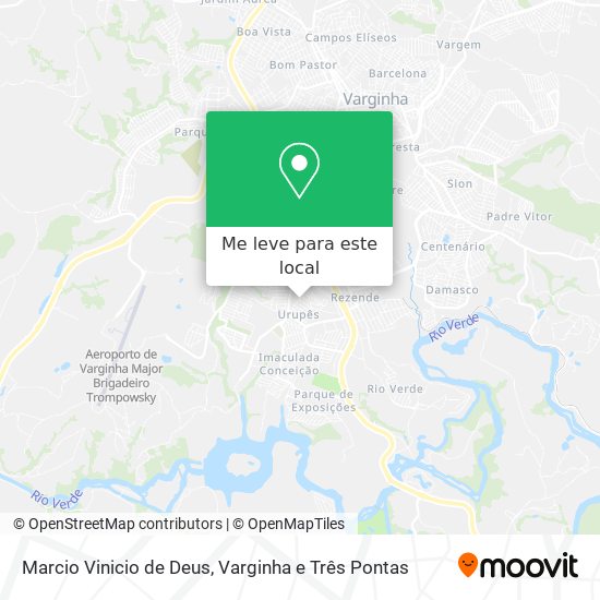 Marcio Vinicio de Deus mapa