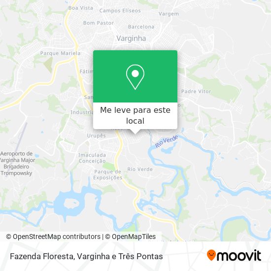 Fazenda Floresta mapa